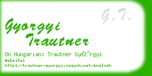 gyorgyi trautner business card